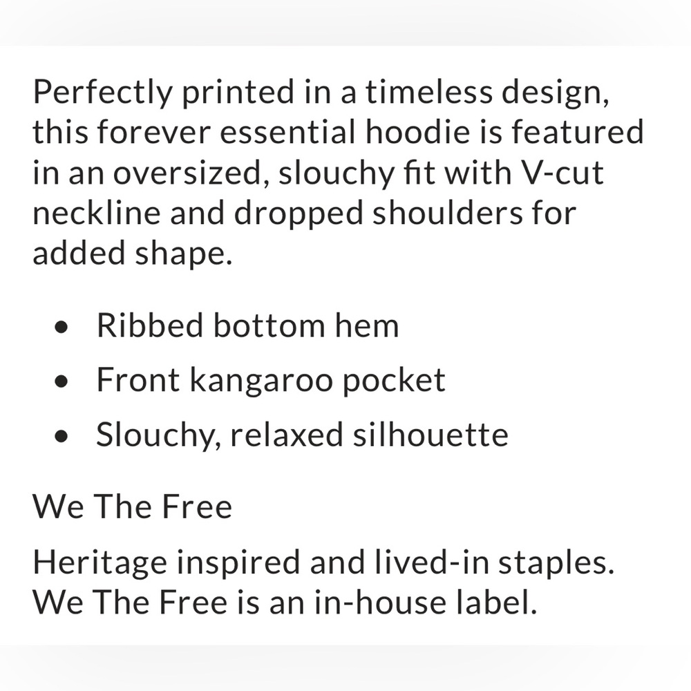 Free People It’s a Vibe Printed Hoodie - Picture 12 of 13